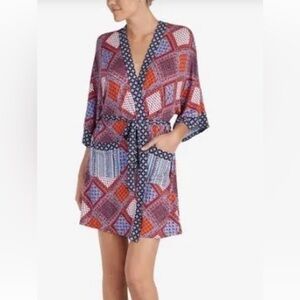 LAYLA BoHo patchwork paisley print robe